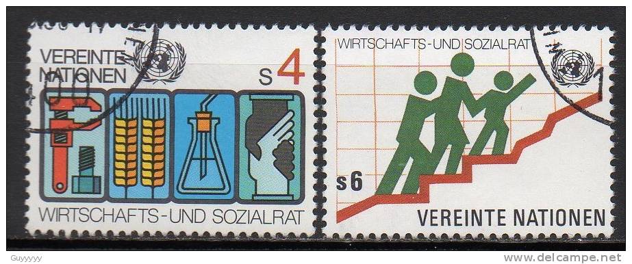 Nations Unies (Vienne) - 1980 - Yvert N° 14 & 15 - Oblitérés