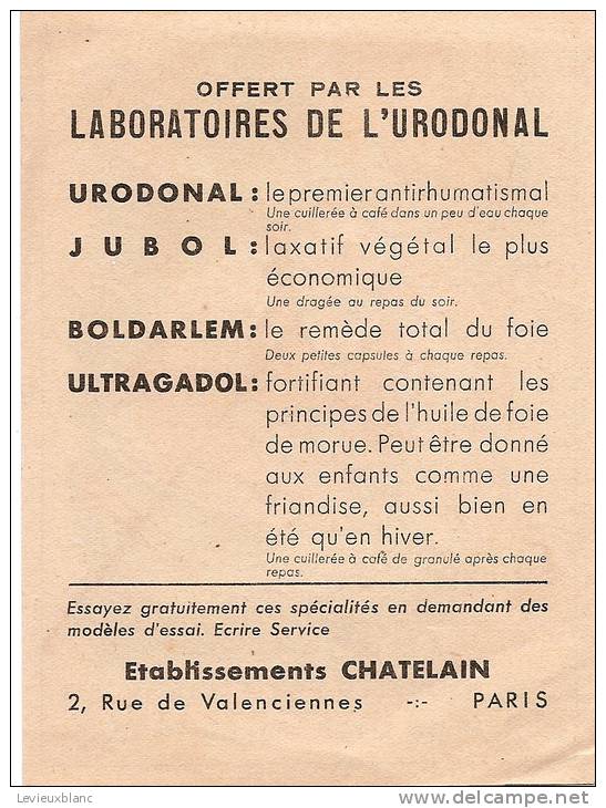 Image Ludique/ "Cherchez L'Objet" / Laboratoires De L'Urodonal/ Chatelain/ Ouvrier étourdi/Paris/ Vers 1930    JE50 - Autres & Non Classés