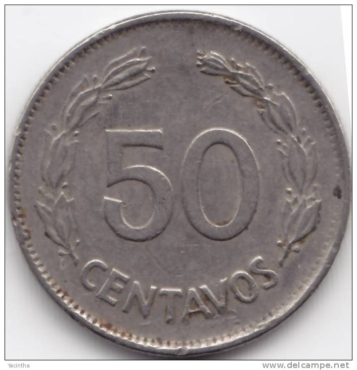 @Y@   Ecuador  50 Centavos  1977   (C345) - Equateur