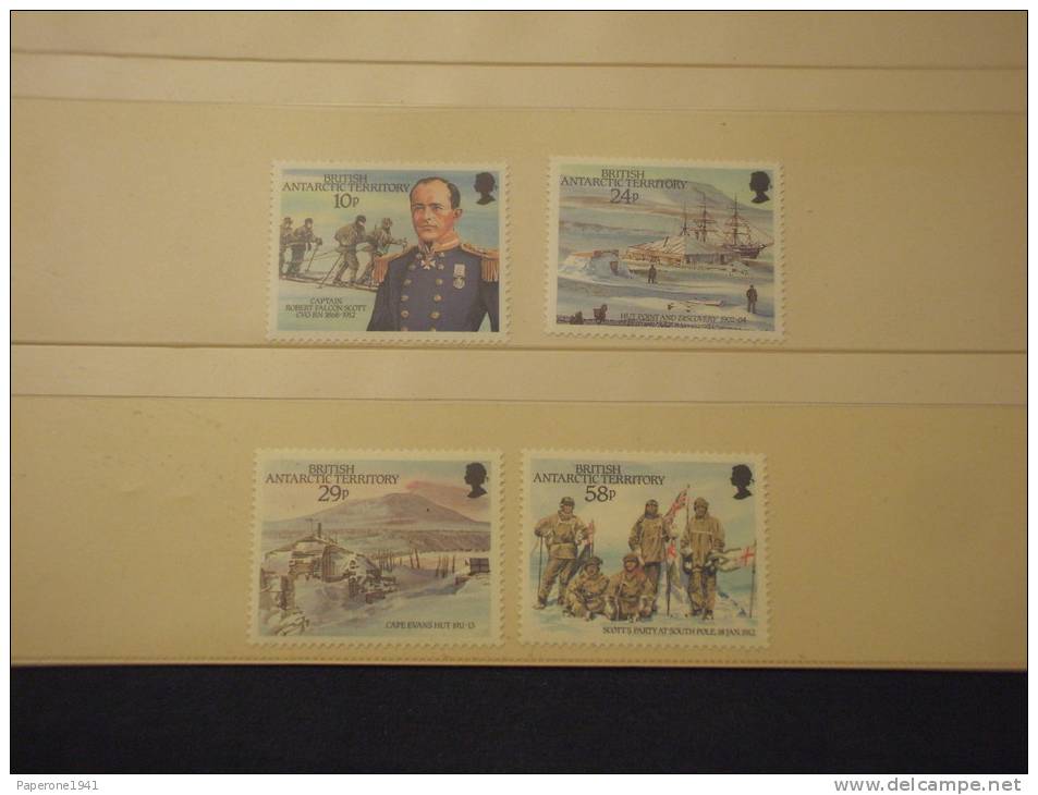 BRITISH ANTARTIC T. - 1987 SCOTT 4 Valori - NUOVI(++)-TEMATICHE - Unused Stamps