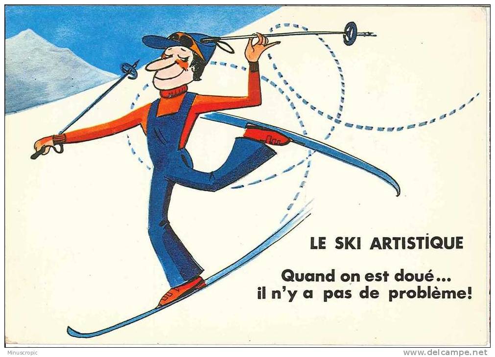 CPM Ski - Le Ski Artistique - Quand On Est Doué - Sports D'hiver