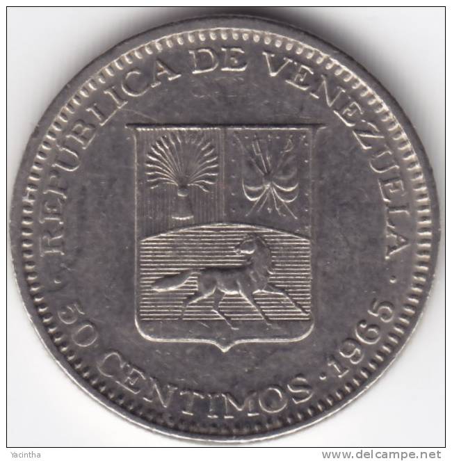 @Y@   Venezuela  50 Centimos  1965    (C351) - Venezuela