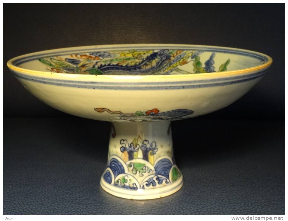 25=Chinese Porcelain Fruit Dish - Asian Art