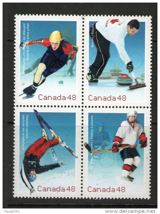 CANADA 2002 JO  YVERT N°1919/22 NEUF MNH** - Hiver 2002: Salt Lake City