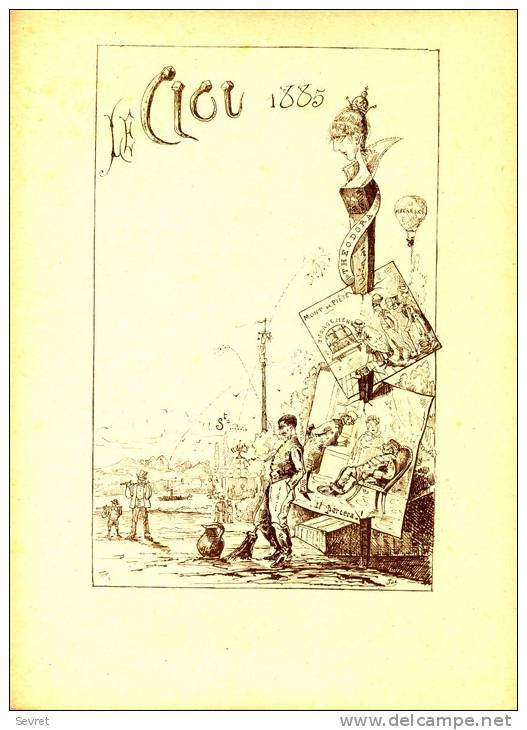 MENU VIERGE  - LE CLOU 1885.- Illustré Par JOC  NANTES TRES PROBABLEMENT - Menu