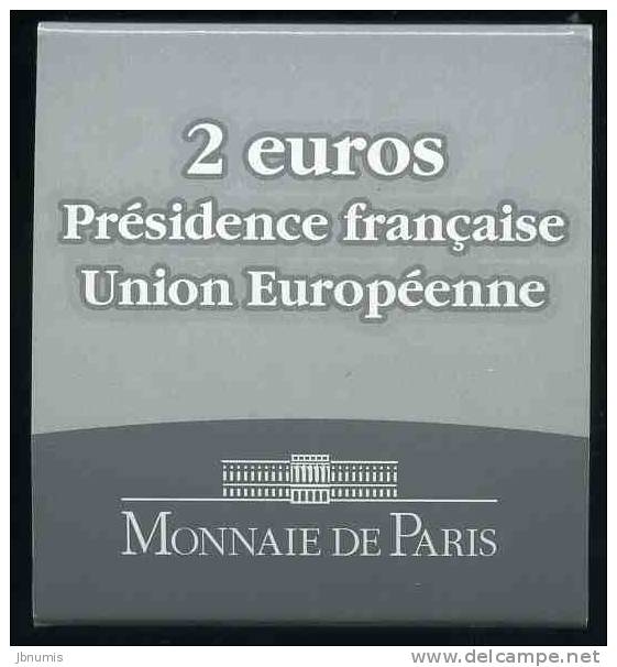 France 2 Euro 2008 Présidence Européenne Starck Coin Card BE / PP / Proof - France