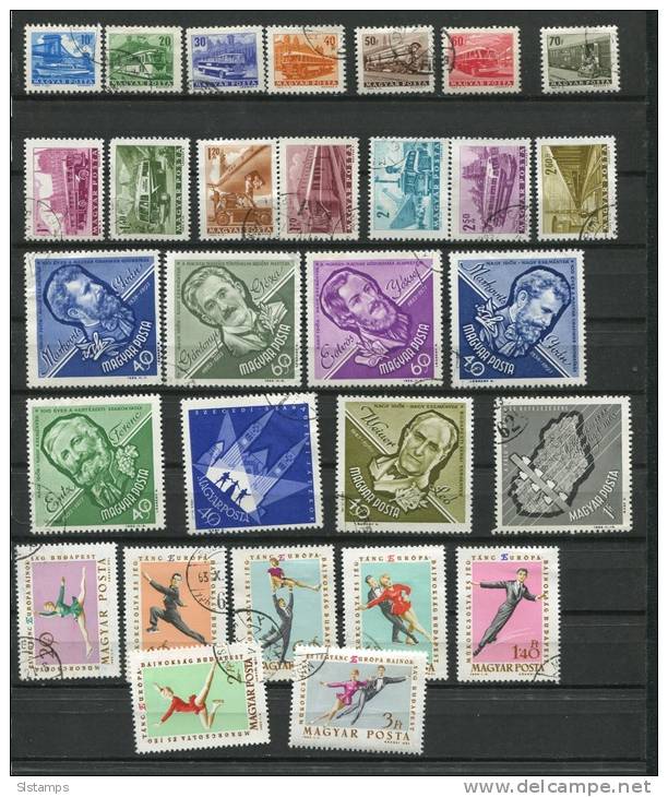 Hungary 1963 Accumulation Used Complete Sets - Oblitérés