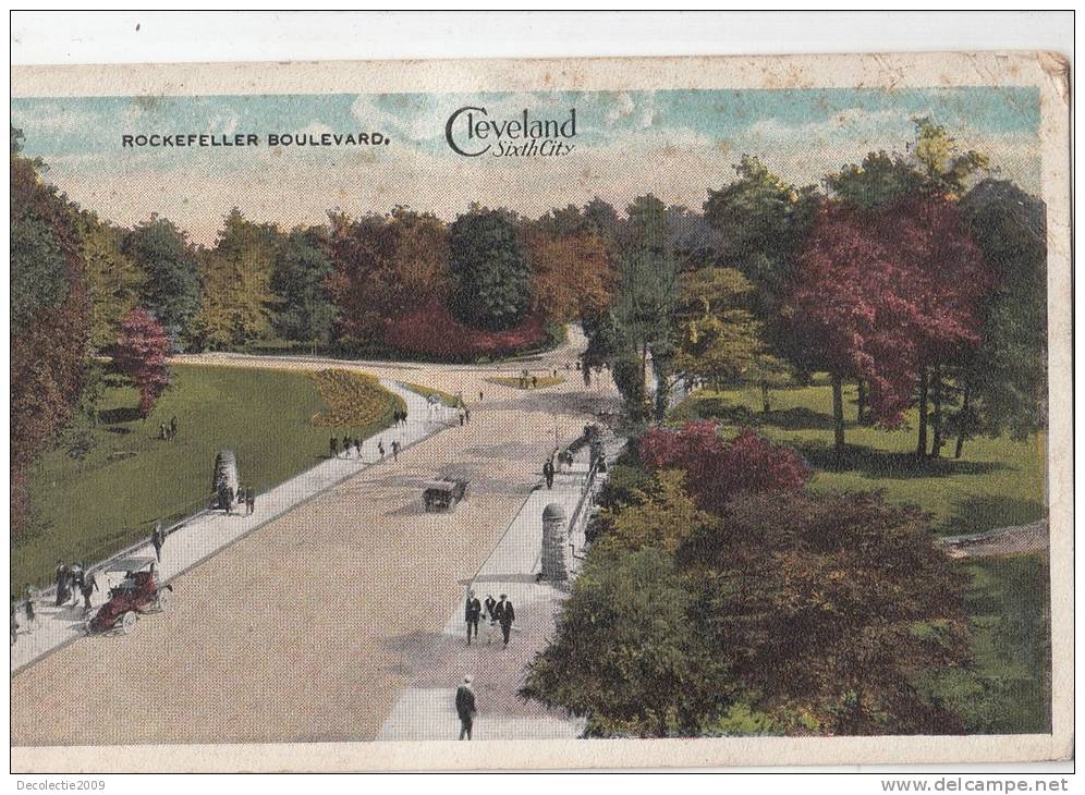 BR46675 Rockefeller Boulevard Cleveland    2 Scans - Cleveland