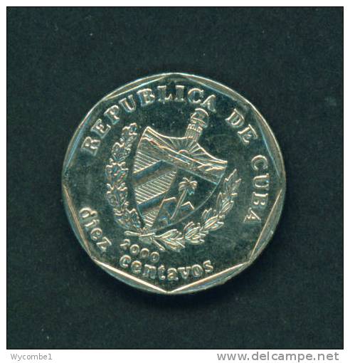 CUBA  -  2000  10 Centavos  Circulated As Scan - Cuba