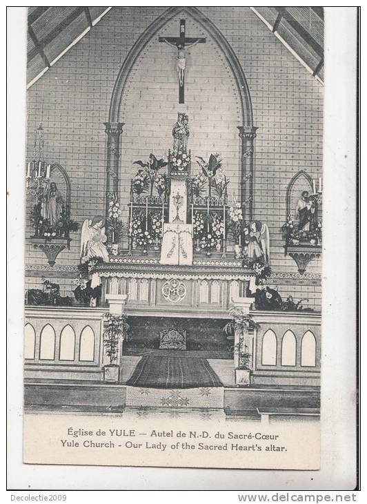 BR46779 Eglise De Yule Autel De N D Du Sacre Coeur Papouasie Nouvelle Guinee   2 Scans - Papouasie-Nouvelle-Guinée