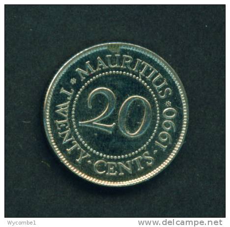 MAURITIUS  -  1990  20 Cents  Circulated As Scan - Mauritius