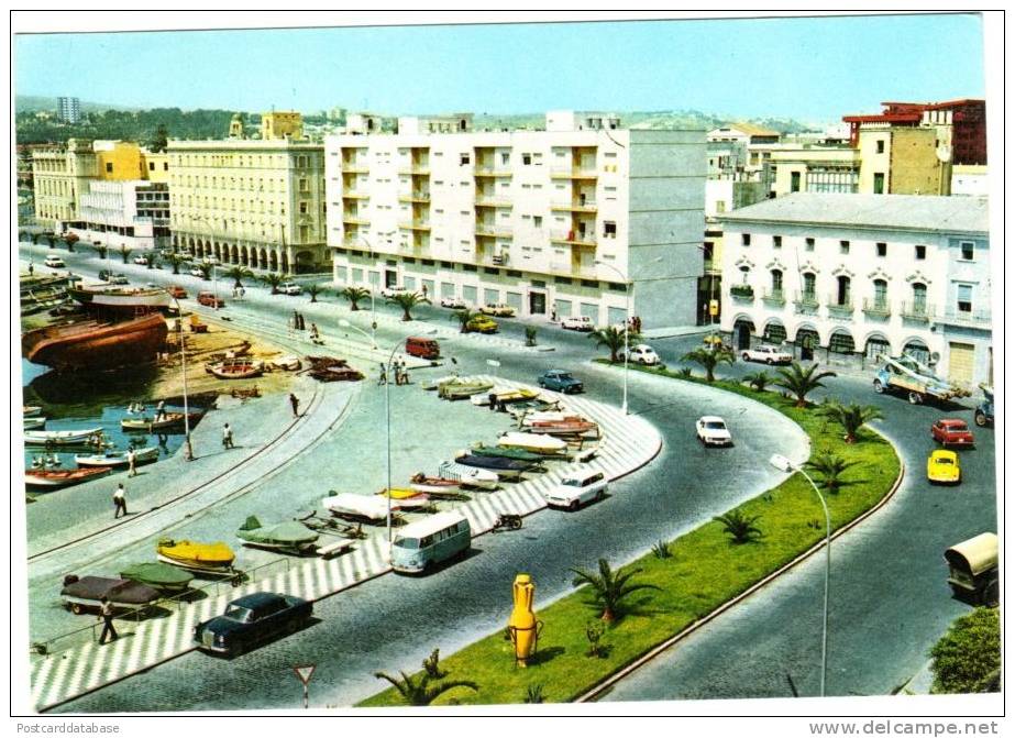 Melilla - Avenida Del General Macias - & Old Cars, Bus - Melilla