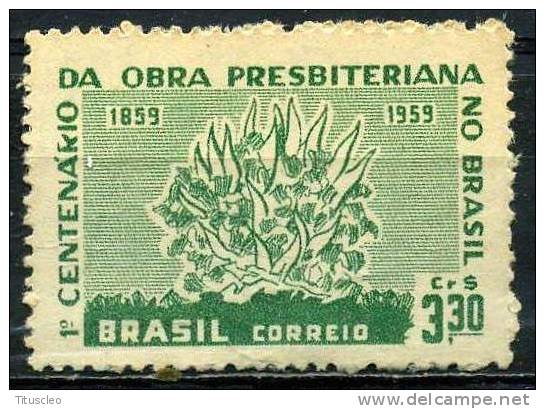 BRESIL 687**  3cr30  Vert  Centenaire De L´oeuvre Presbytérienne Au Brésil - Ungebraucht