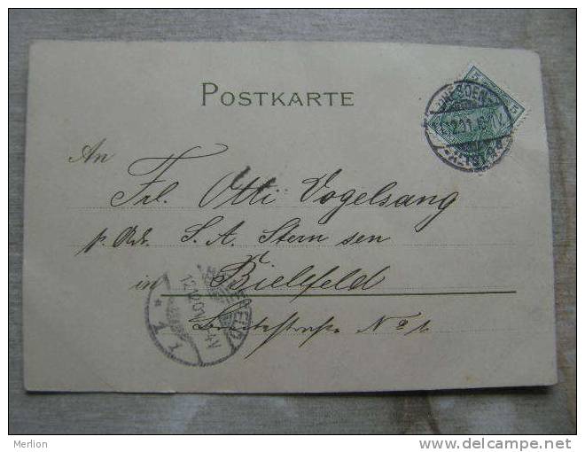 Dresden - Bielefeld - PU 1901 -  Signed Mailick    D91485 - Mailick, Alfred