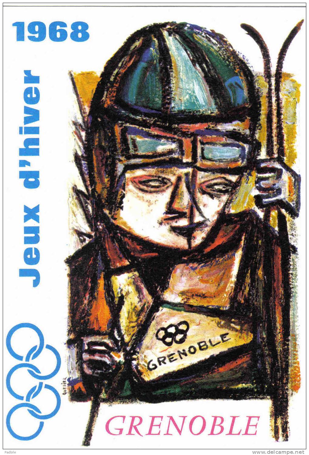 Carte Postale 38. Grenoble  Les Jeux Olympique D´hiver De 1968 Trés Beau Plan - Herbeys