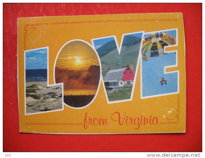 Love From Virginia;PARACHUTTING - Parachutting
