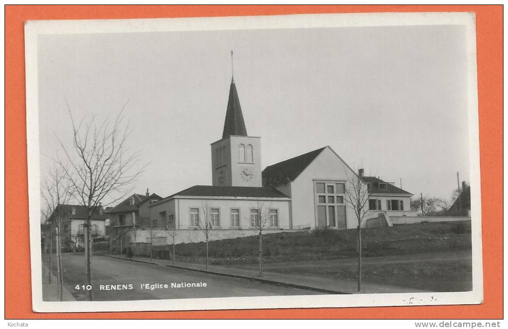 S016, Renens, Eglise Nationale, 410, Non Circulée - Renens