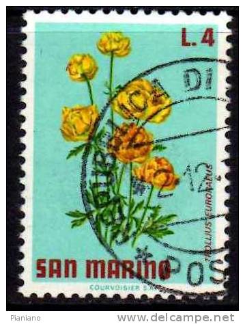 PIA - SMA - 1971 : Fiori  - (SAS 836-845) - Used Stamps