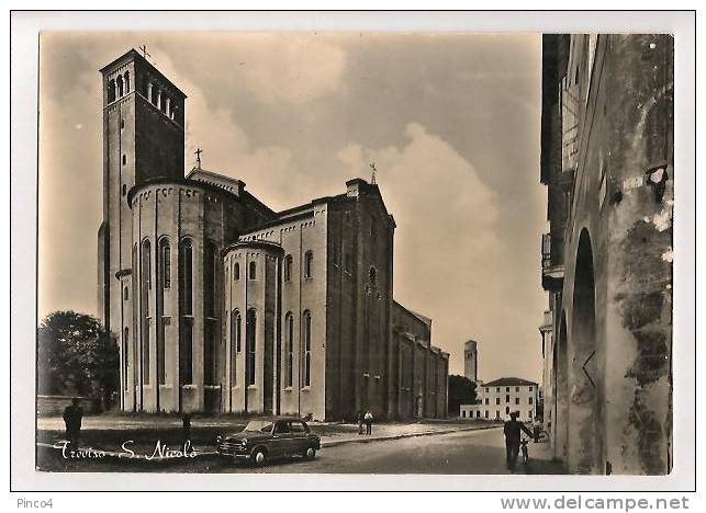 TREVISO S. NICOLO' CARTOLINA FORMATO GRANDE VIAGGIATA - Treviso