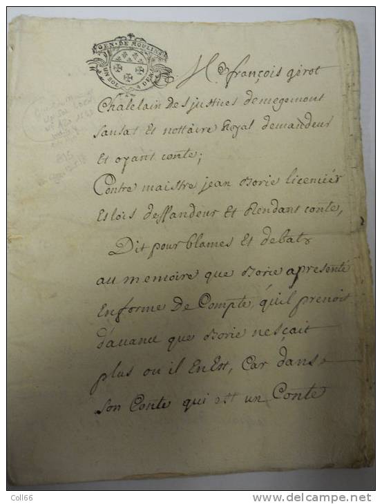 1735-36 Généralité De Moulins 1 Sol 4 Deniers Liasse 28 Feuilles Dont 14 Bien Frappées N°120 Indice 4 N°154D Devaux - Cachets Généralité