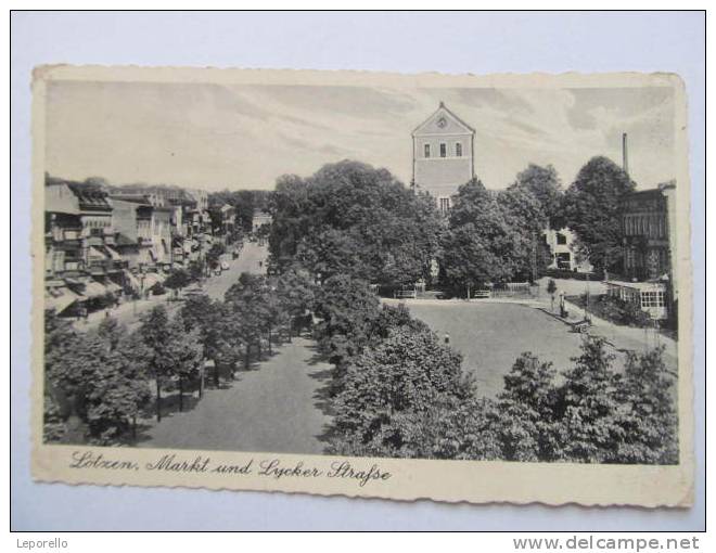 AK LÖTZEN Gizycko Markt Ca.1940  //  D*6453 - Ostpreussen