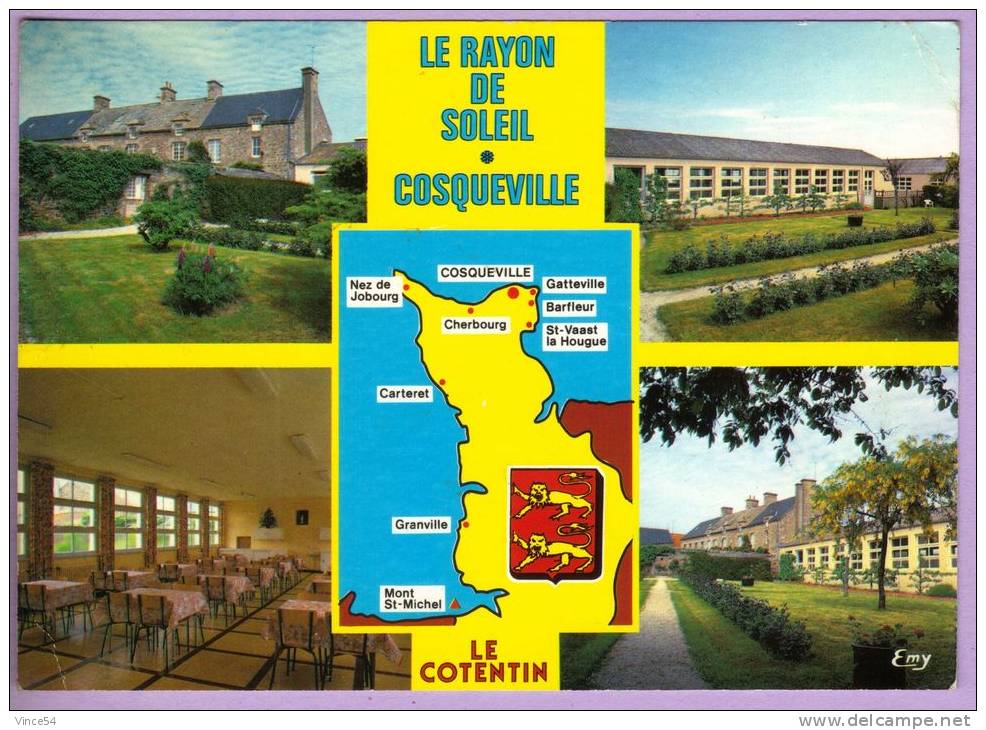 COSQUEVILLE - Hameau Rémond LE RAYON DE SOLEIL - Multivues Et Carte - Autres & Non Classés