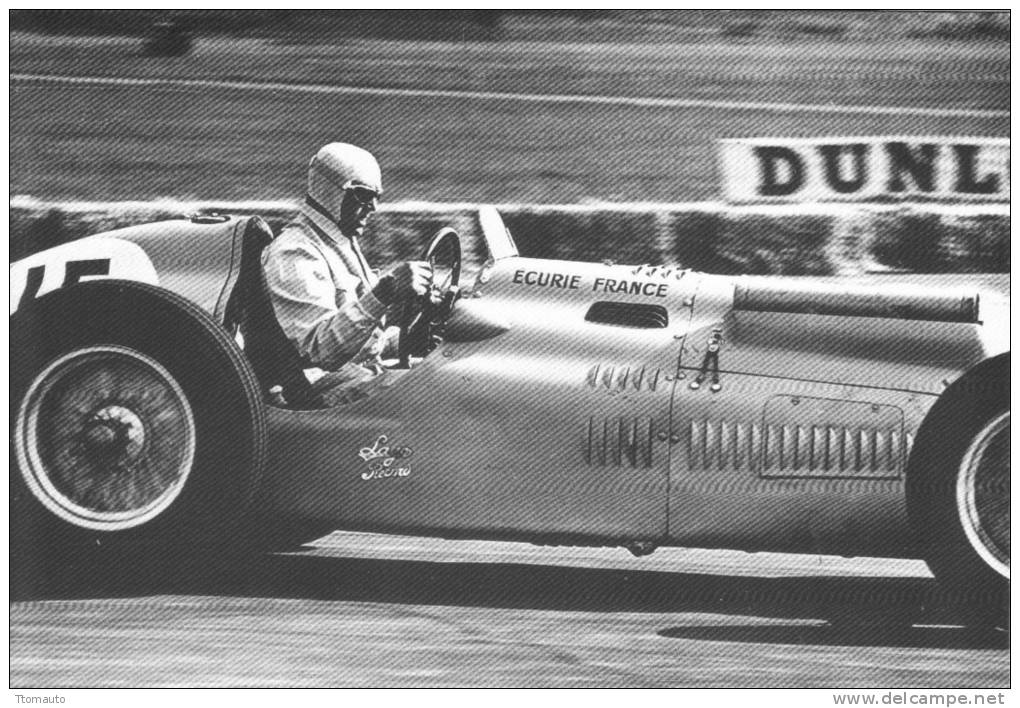 Louis Chiron  -  Ecurie France -  Talbot-Lago  -  Silverstone  -  1949  -  Real Photo Postcard - Autres & Non Classés