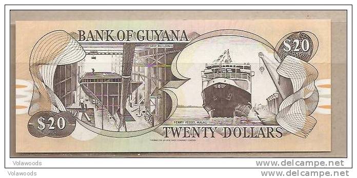 Guyana - Banconota Non Circolata Da 20 Dollari - Guyana