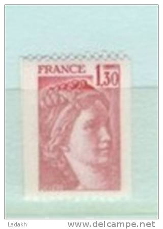 TIMBRES**  ROULETTE SABINE  1.60  ET 1.30# N° 2158a  + 2063a # N° ROUGE 770 + 180 - Coil Stamps