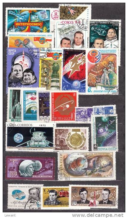 Space Mini Collection 23 Stamps , USED - Collections