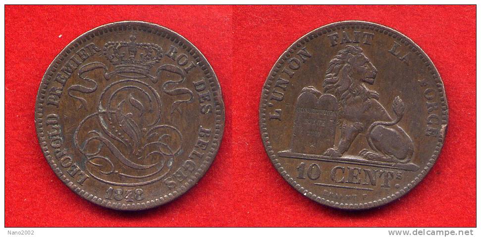 BELGIQUE - BELGIUM - LEOPOLD I - 10 CENTIMES 1848- SUPERBE MONNAIE - 10 Cents