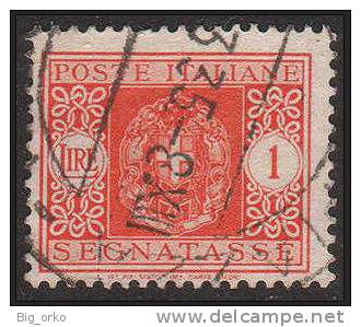 Italia Regno - Segnatasse: Lire 1 Arancio - 1934 - Taxe