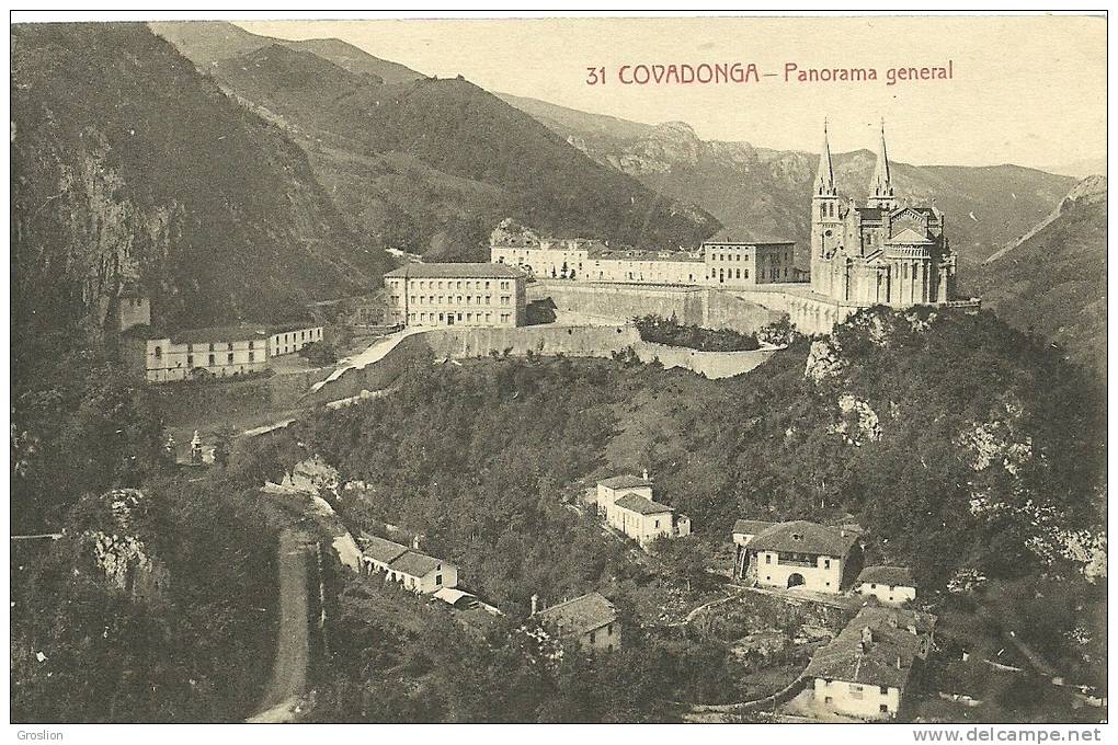 COVADONGA   PANORAMA GENERAL  31 - Asturias (Oviedo)