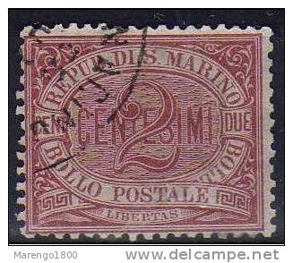 San Marino 1894-99 - 2 C.    (g798a)   (NT !) - Oblitérés