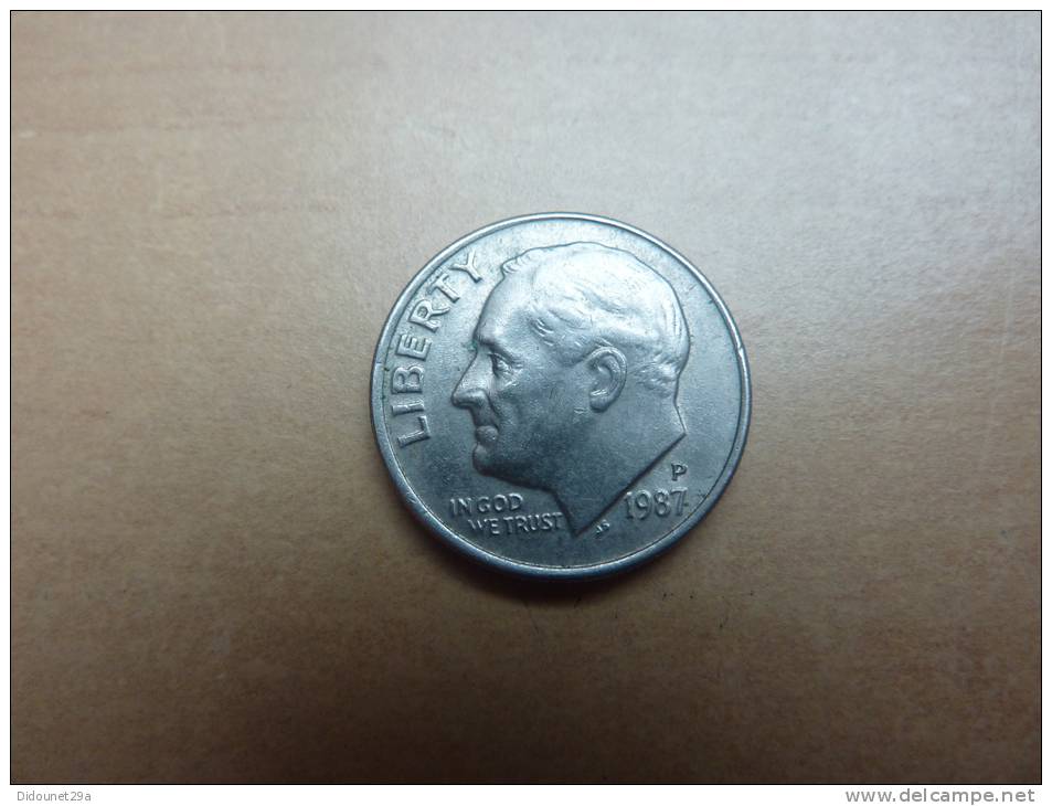 Pièce "ONE DIME" USA 1987 - P - 1946-...: Roosevelt