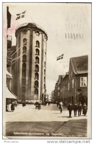 DANEMARK  - Copenhague  -  KOBENHAVN   -   Rundetaarn Og  Regensen 1932 - Danimarca