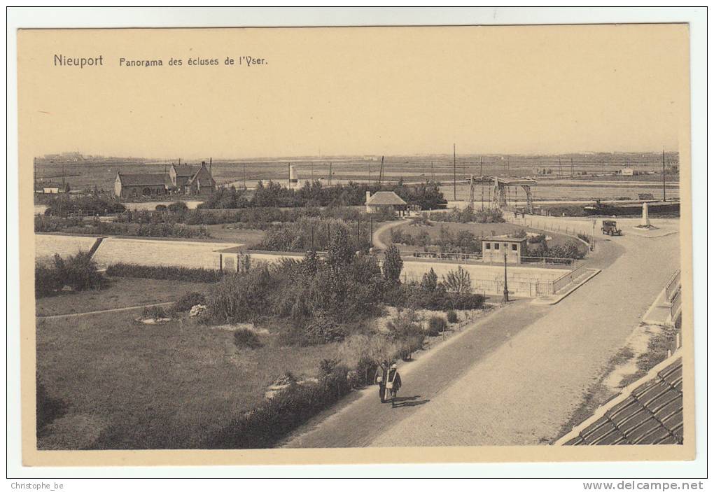 Nieuwpoort, Nieuport Panorama Des Ecluses De L'Yser (pk6989) - Nieuwpoort