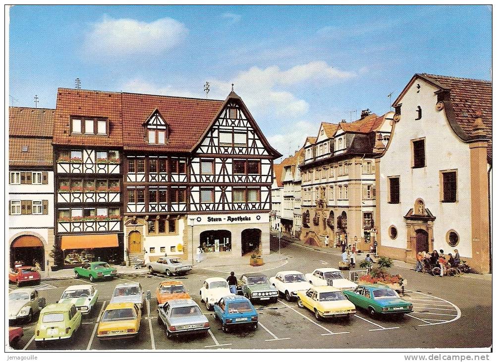 TAUBERBISCHOFSHEIM - Marktplatz Mit St.-Lioba-Kirche - U-2 - Tauberbischofsheim