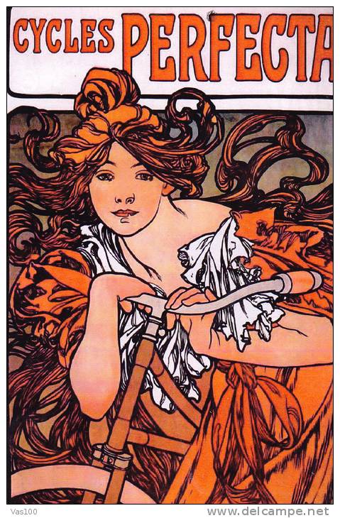 ALPHONSE MUCHA POSTCARD UNUSED. - Mucha, Alphonse