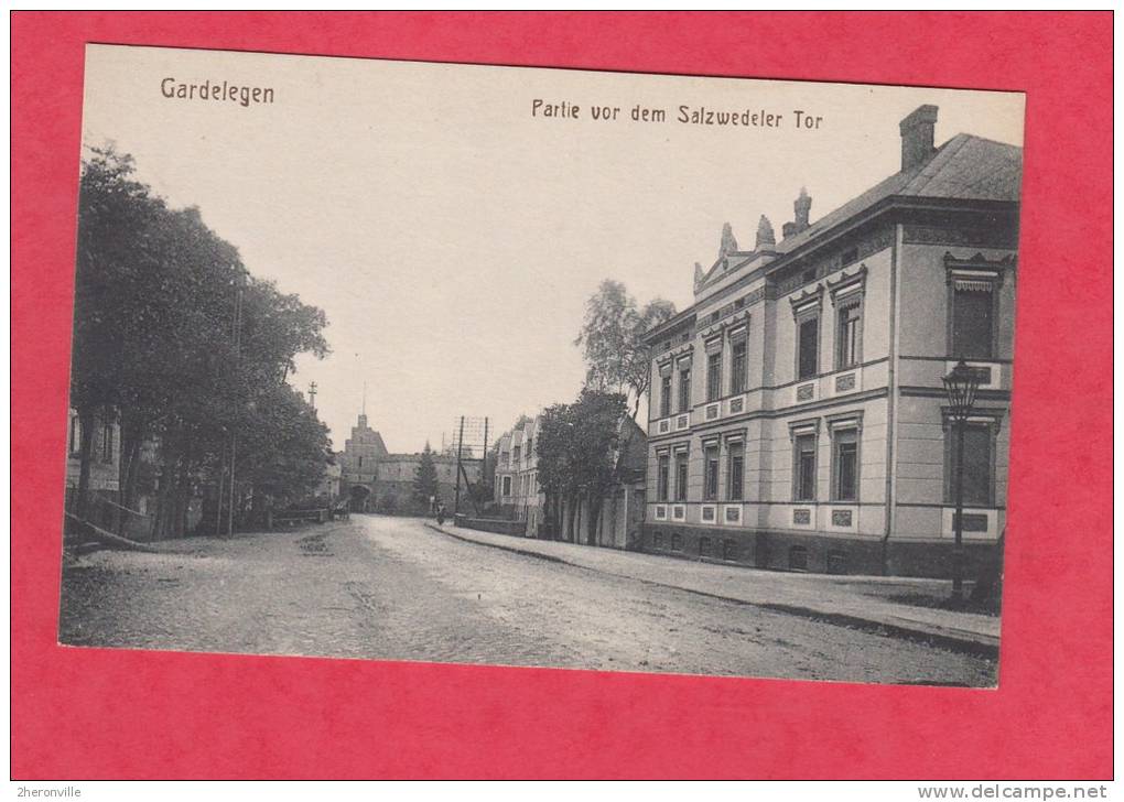 CPA - GARDELEGEN - Partie Vor Dem Salzwedeler Tor - Gardelegen