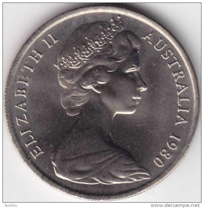 @Y@    Australie    10 Cent   1980  UNC            (C380) - 10 Cents