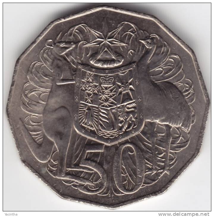 @Y@    Australie    50  Pence   1980  UNC            (C386) - 50 Cents