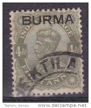 Burma, 1937, SG   9, Used - Birmanie (...-1947)