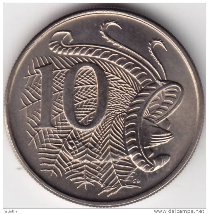 @Y@    Australie    10 Cent   1966  UNC            (C389) - 10 Cents