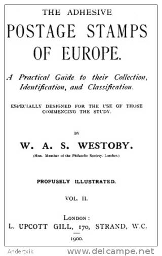 EBook: "The Adhesive Postage Stamp Of Europe" By Westoby - Other & Unclassified