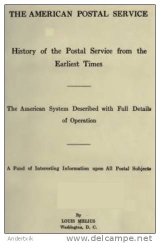 EBook: "The American Postal Service" By Melius - Sonstige & Ohne Zuordnung