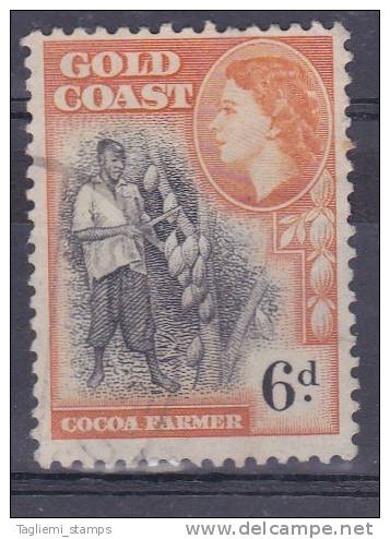 Gold Coast, 1952, SG 160, Used - Gold Coast (...-1957)