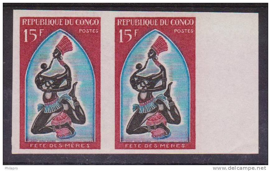 CONGO   NON DENT/IMP  FETES DES MERES  YVERT N°218 **MNH   Réf 2760 - Mother's Day