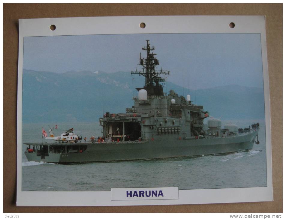 Fiche Technique Bateau / Porte Hélicoptère Haruna - Schiffe
