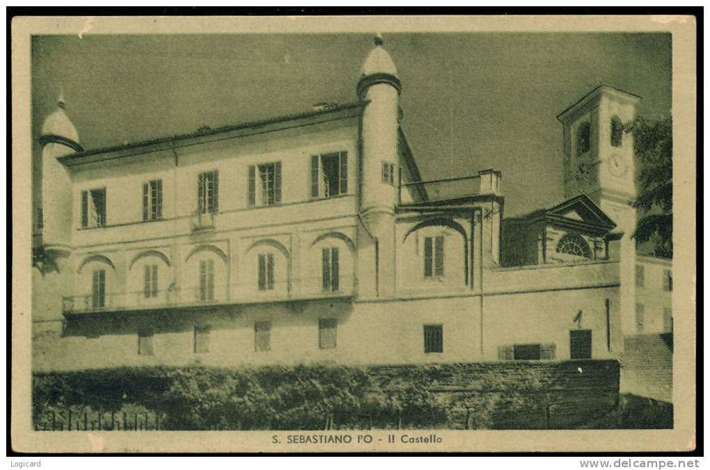 S.SEBASTIANO PO (TO) IL CASTELLO 1948 - Altri Monumenti, Edifici